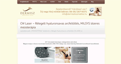 Desktop Screenshot of exkluziv-kozmetika.hu