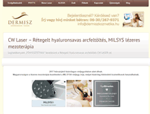 Tablet Screenshot of exkluziv-kozmetika.hu
